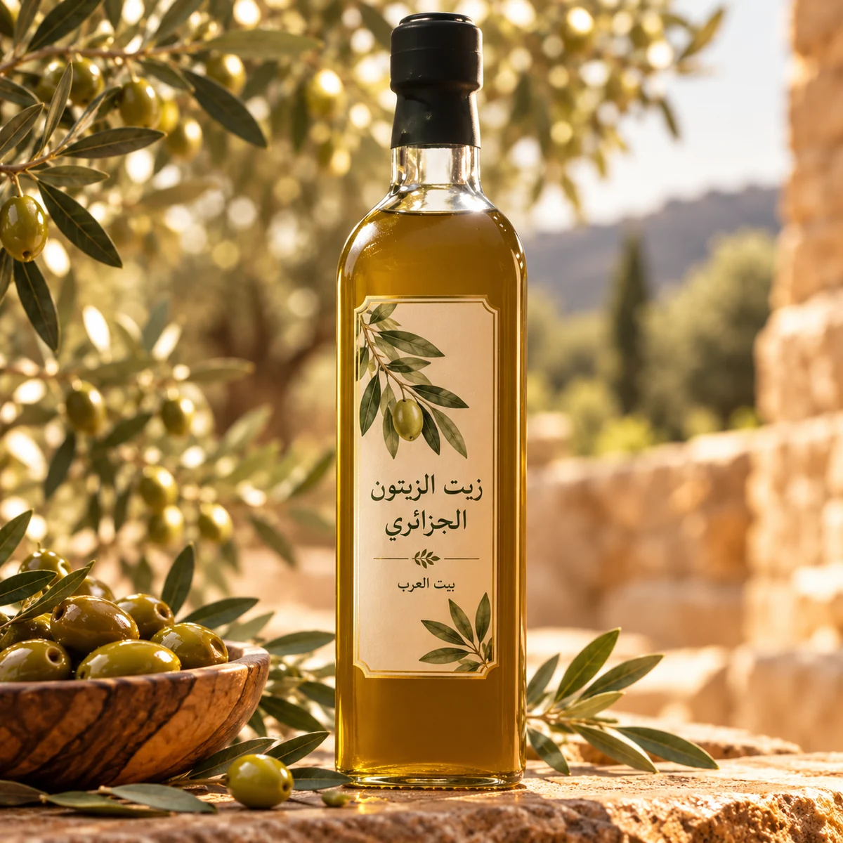 زيت الزيتون الجزائري البكر عصرة أولى زيت الزيتون الجزائري البكر عصرة أولى – بيت العرب